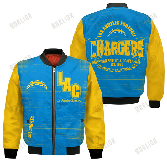 Los Angeles Chargers Football Team 2024 - 25 Proud Of The Shirt Bomber Jacket
