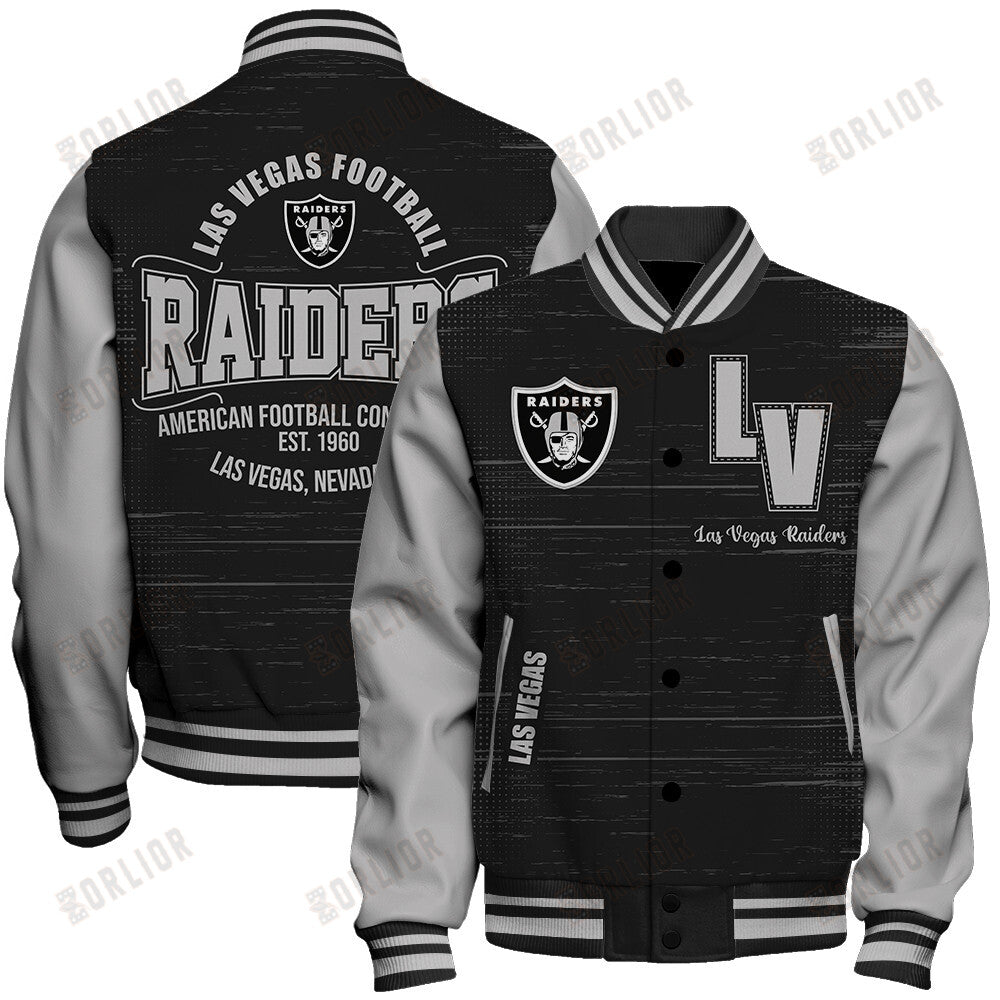 Las Vegas Raiders Football Team 2024 - 25 Proud Of The Shirt Unisex Varsity Jacket