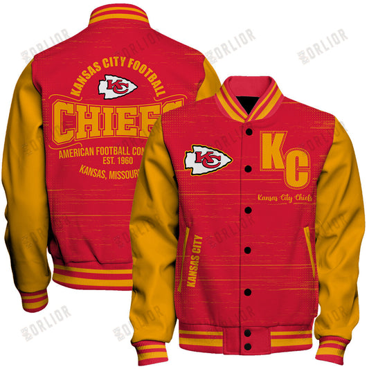 Kansas City Chiefs Football Team 2024 - 25 Proud Of The Shirt Unisex Varsity Jacket