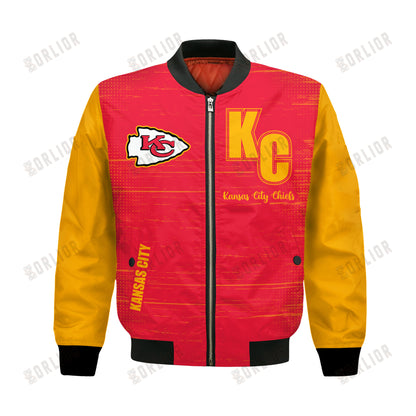 Kansas City Chiefs Football Team 2024 - 25 Proud Of The Shirt Bomber Jacket