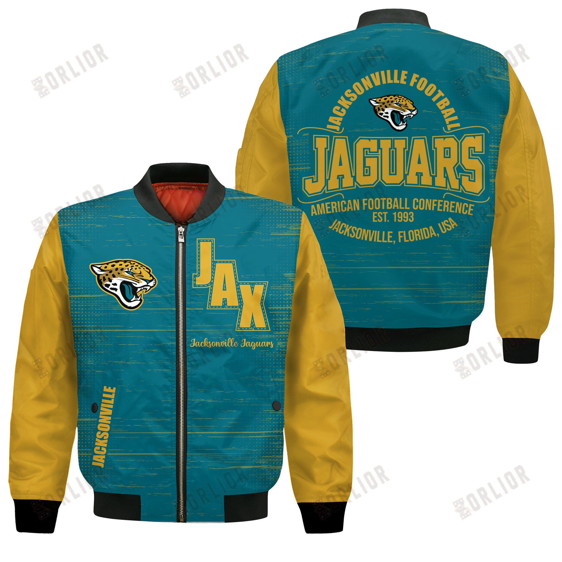 Jacksonville Jaguars Football Team 2024 - 25 Proud Of The Shirt Bomber Jacket