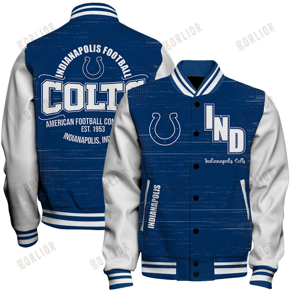 Indianapolis Colts Football Team 2024 - 25 Proud Of The Shirt Unisex Varsity Jacket