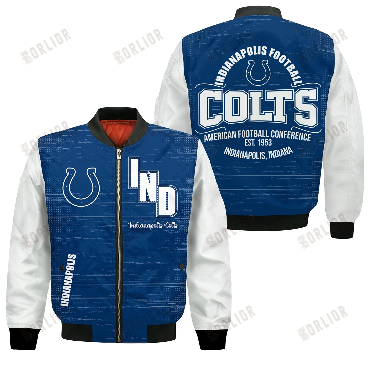 Indianapolis Colts Football Team 2024 - 25 Proud Of The Shirt Bomber Jacket