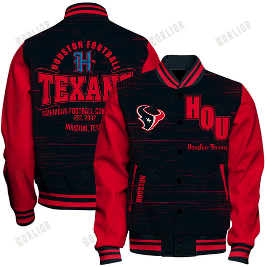 Houston Texans Football Team 2024 - 25 Proud Of The Shirt Unisex Varsity Jacket
