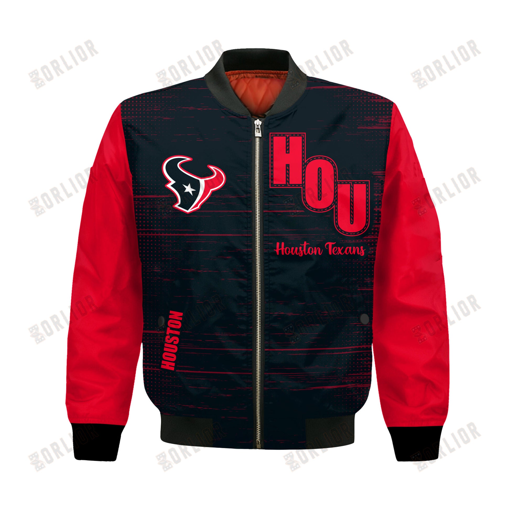 Houston Texans Football Team 2024 - 25 Proud Of The Shirt Bomber Jacket