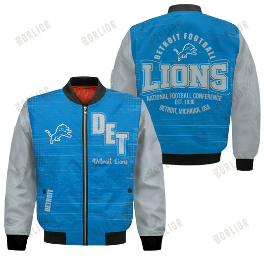 Detroit Lions Football Team 2024 - 25 Proud Of The Shirt Bomber Jacket