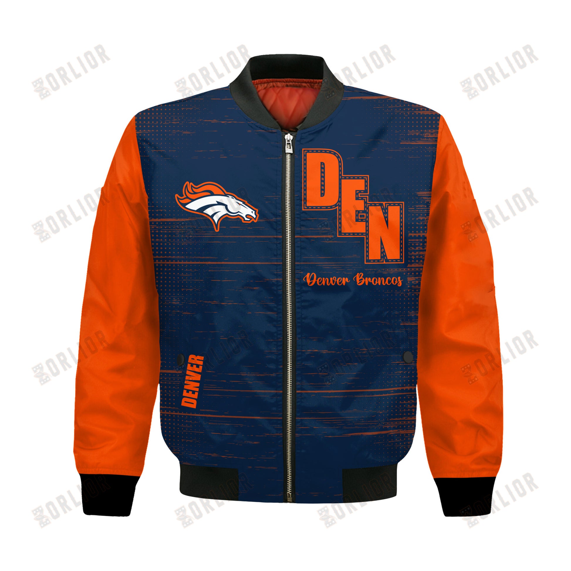 Denver Broncos Football Team 2024 - 25 Proud Of The Shirt Bomber Jacket