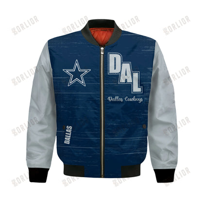 Dallas Cowboys Football Team 2024 - 25 Proud Of The Shirt Bomber Jacket