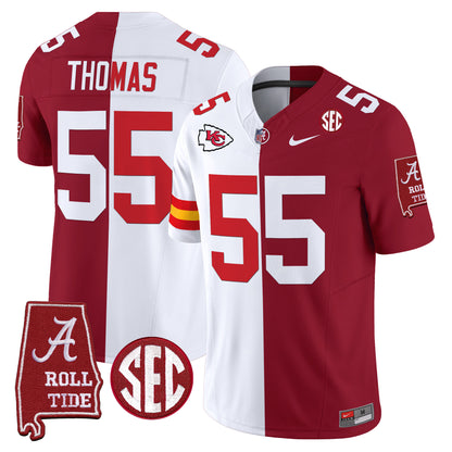 Alabama Crimson Tide Split Vapor Limited Jersey - All Stitched