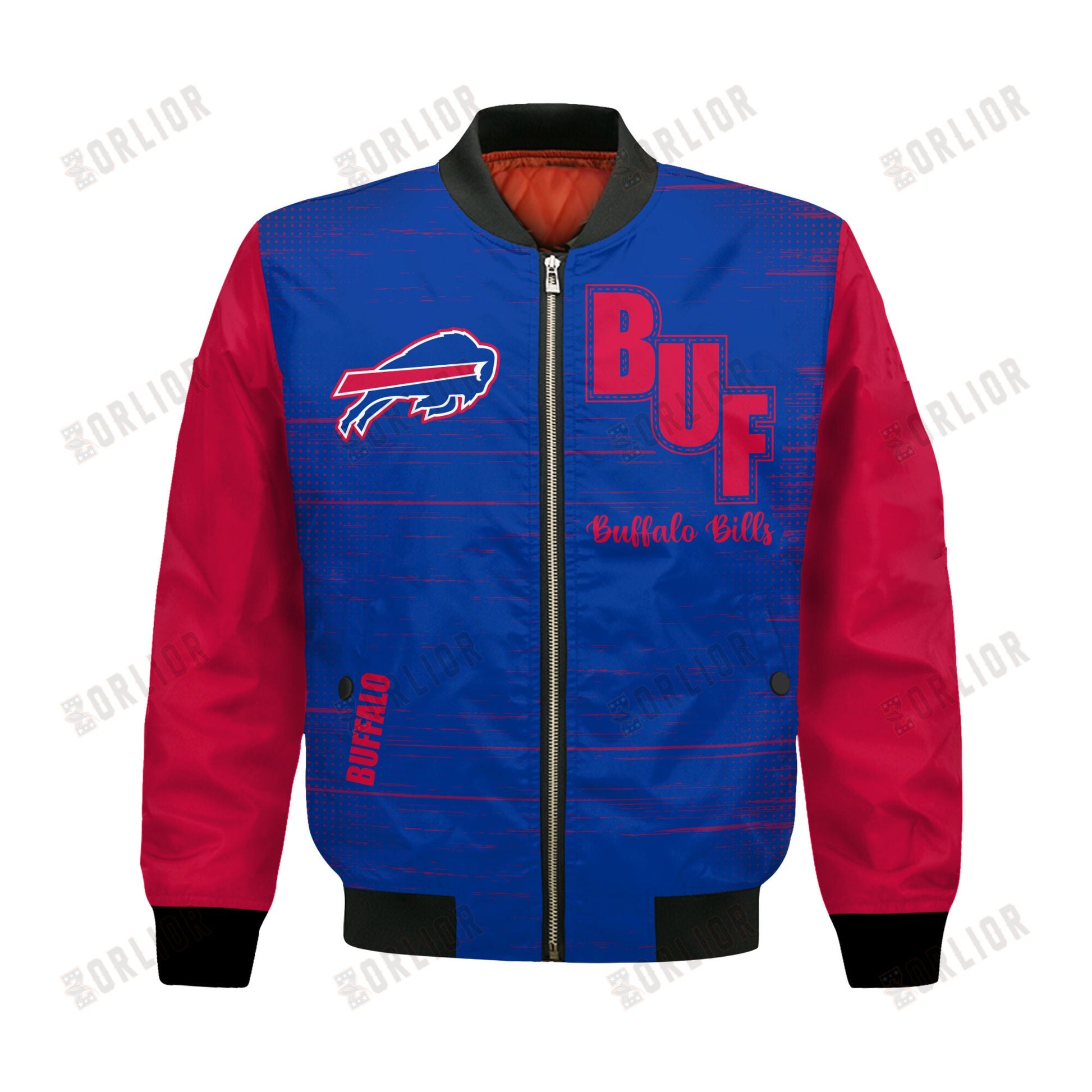 Buffalo Bills Football Team 2024 - 25 Proud Of The Shirt Bomber Jacket