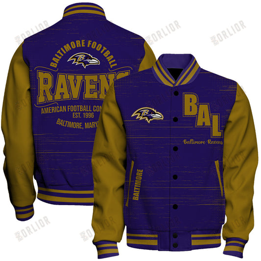 Baltimore Ravens Football Team 2024 - 25 Proud Of The Shirt Unisex Varsity Jacket