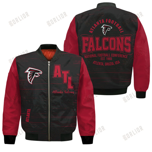 Atlanta Falcons Football Team 2024 - 25 Proud Of The Shirt Bomber Jacket