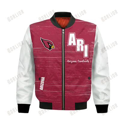Arizona Cardinals Football Team 2024 - 25 Proud Of The Shirt Bomber Jacket