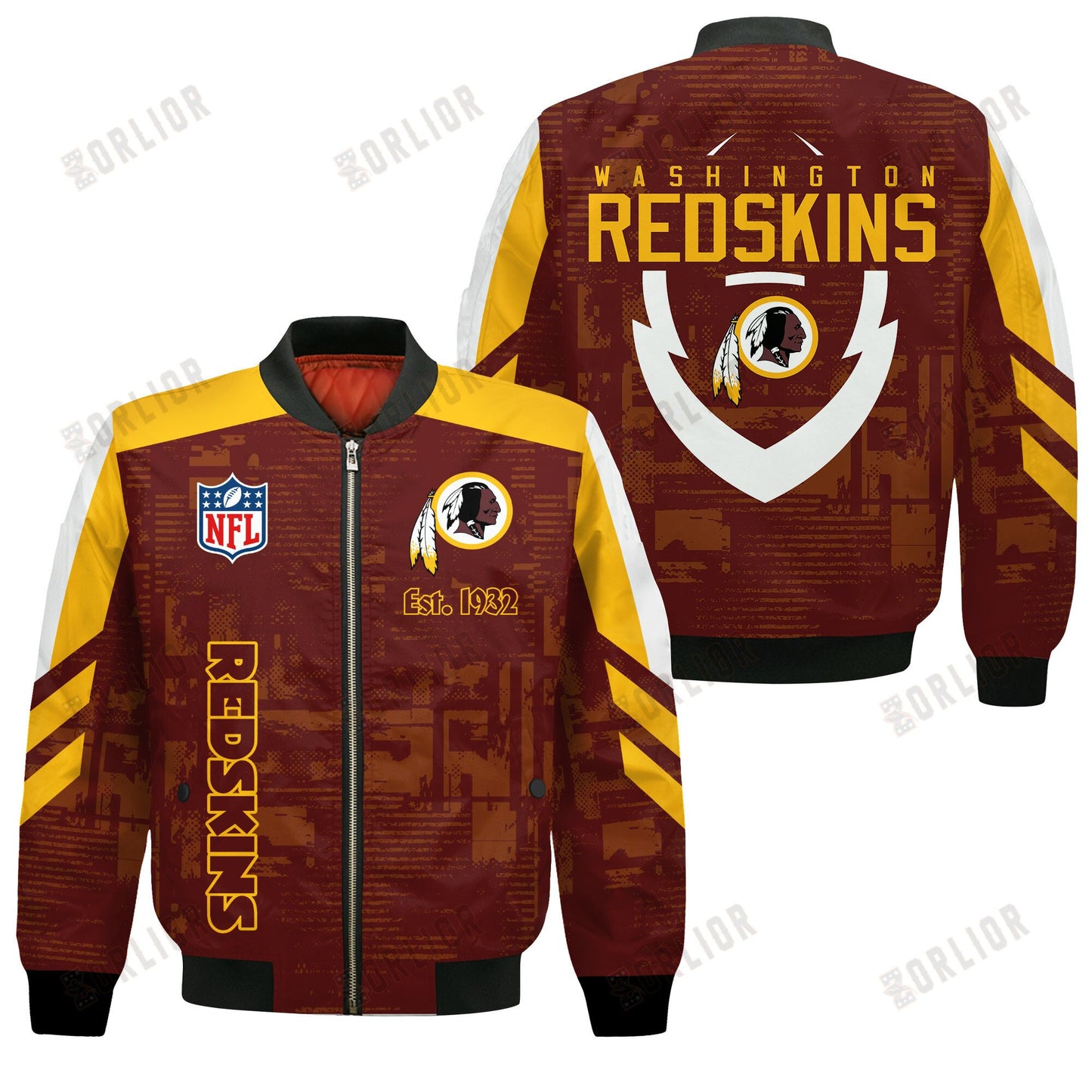 Washington Commanders Football Team 2024 - 25 Proud To Be Different Bomber Jacket