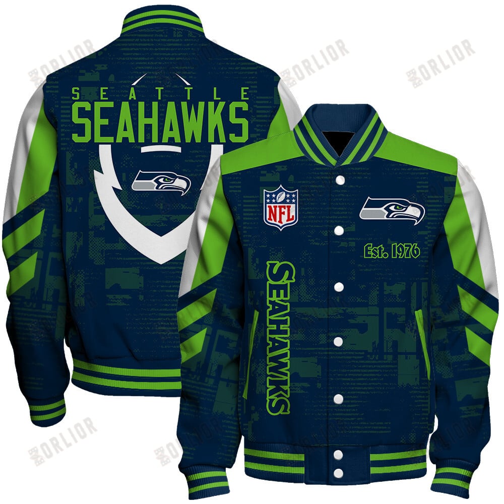 Seattle Seahawks Football Team 2024 - 25 Proud To Be Different Unisex Varsity Jacket