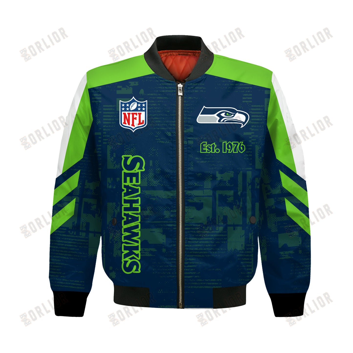 Seattle Seahawks Football Team 2024 - 25 Proud To Be Different Bomber Jacket