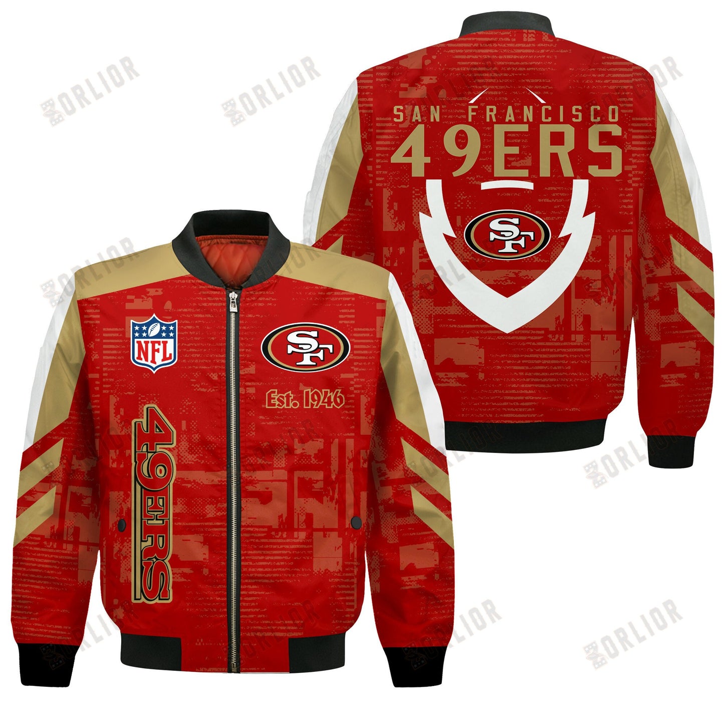 San Francisco 49ers Football Team 2024 - 25 Proud To Be Different Bomber Jacket