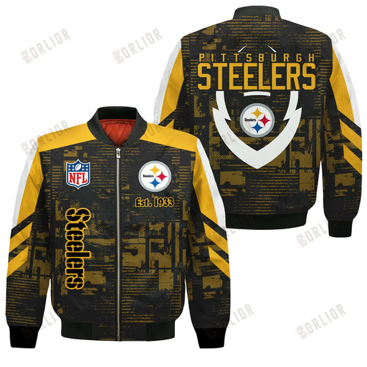 Pittsburgh Steelers Football Team 2024 - 25 Proud To Be Different Bomber Jacket