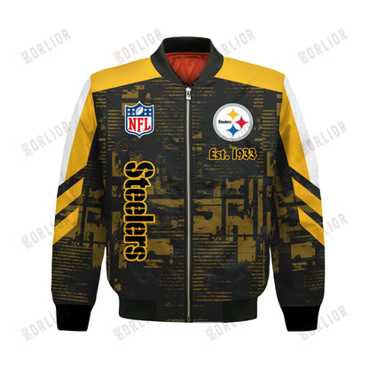 Pittsburgh Steelers Football Team 2024 - 25 Proud To Be Different Bomber Jacket
