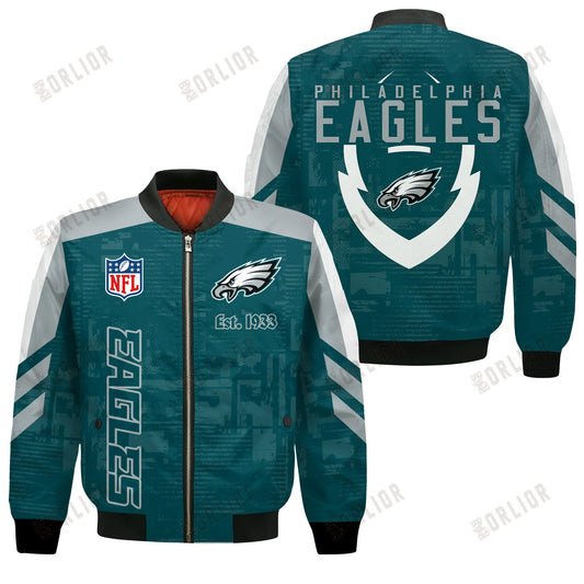 Philadelphia Eagles Football Team 2024 - 25 Proud To Be Different Bomber Jacket