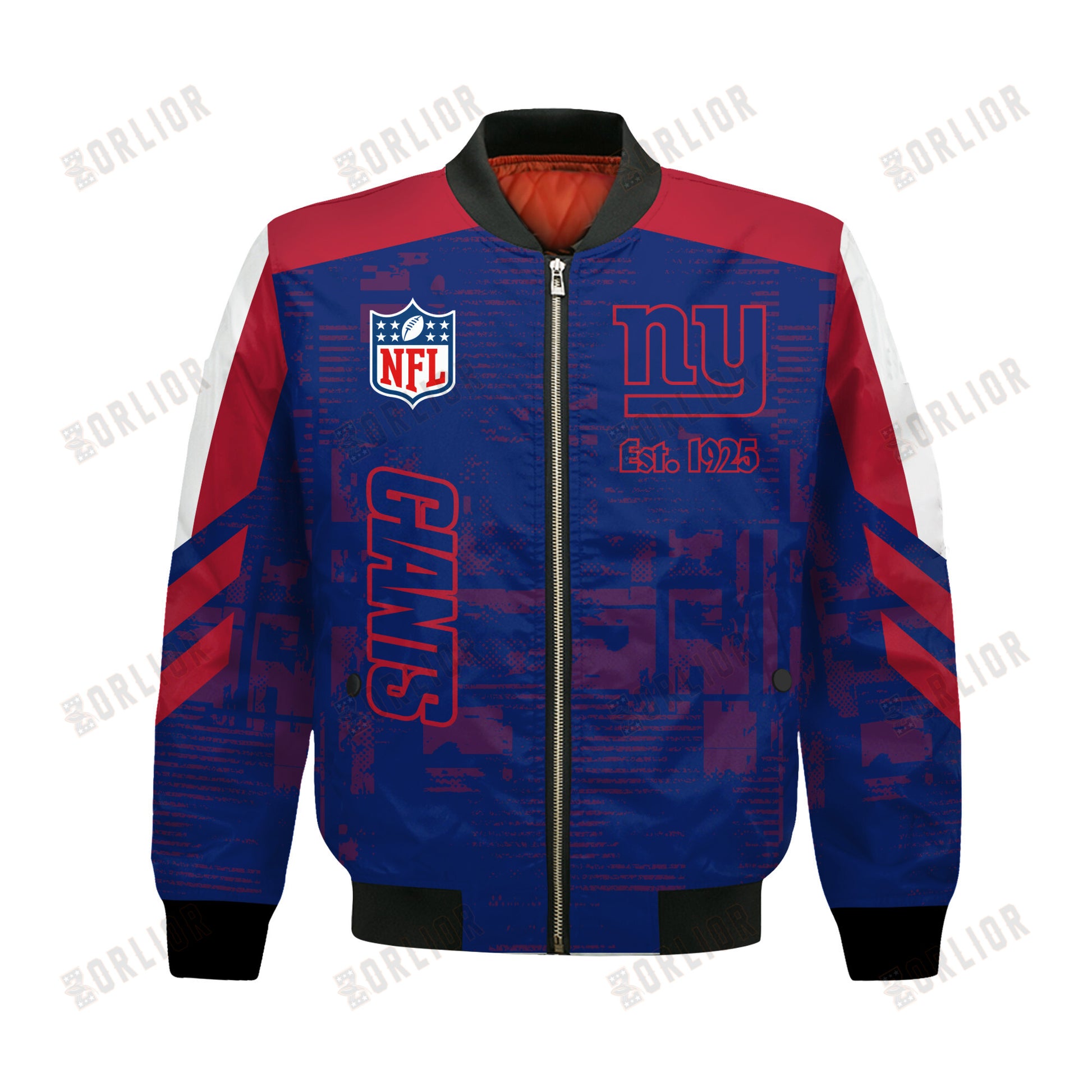 New York Giants Football Team 2024 - 25 Proud To Be Different Bomber Jacket