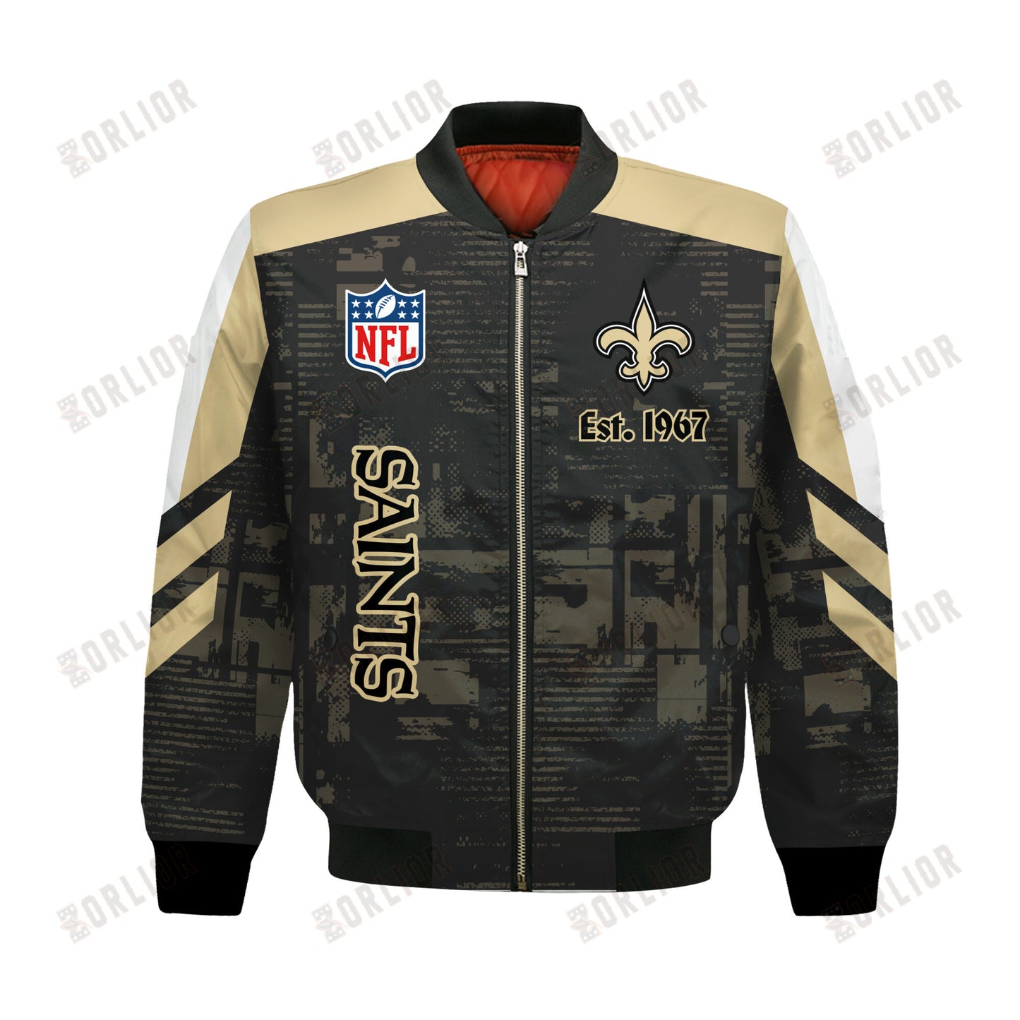 New Orleans Saints Football Team 2024 - 25 Proud To Be Different Bomber Jacket