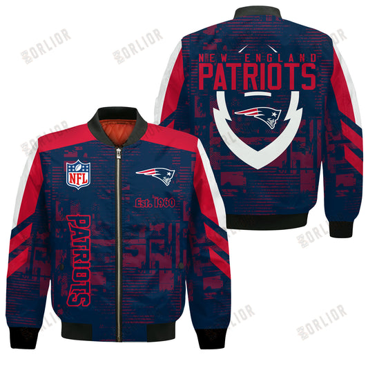 New England Patriots Football Team 2024 - 25 Proud To Be Different Bomber Jacket