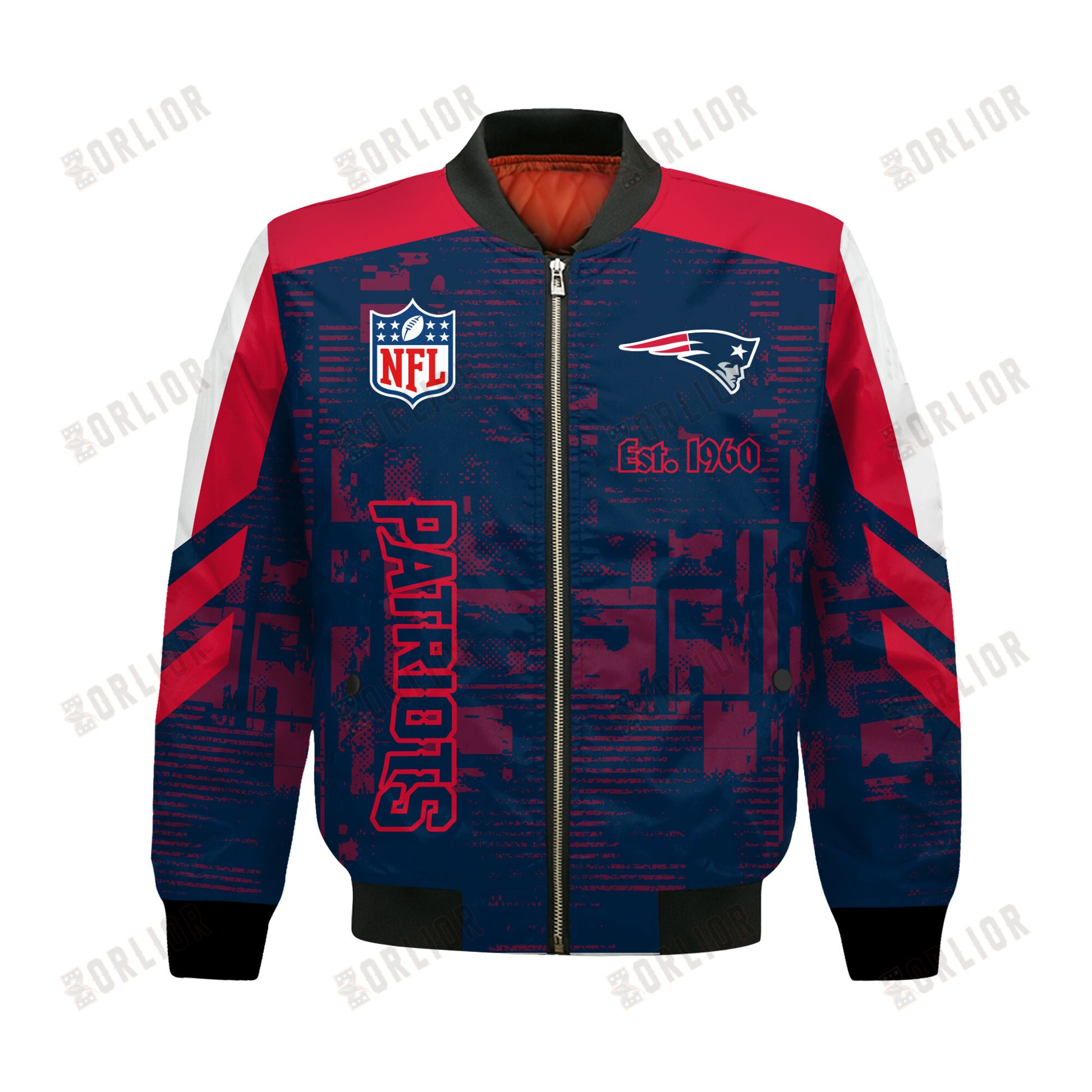 New England Patriots Football Team 2024 - 25 Proud To Be Different Bomber Jacket