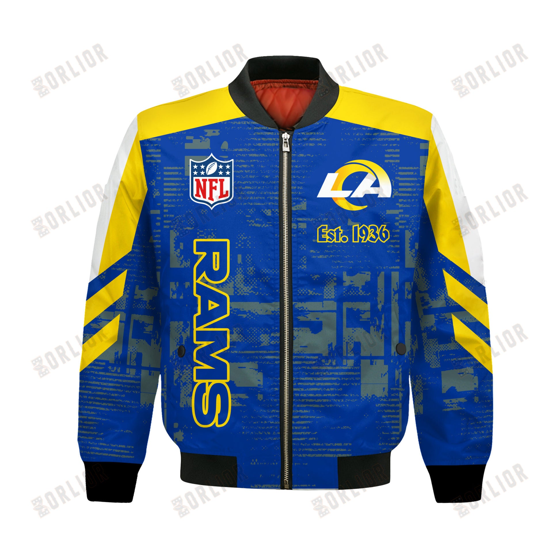 Los Angeles Rams Football Team 2024 - 25 Proud To Be Different Bomber Jacket