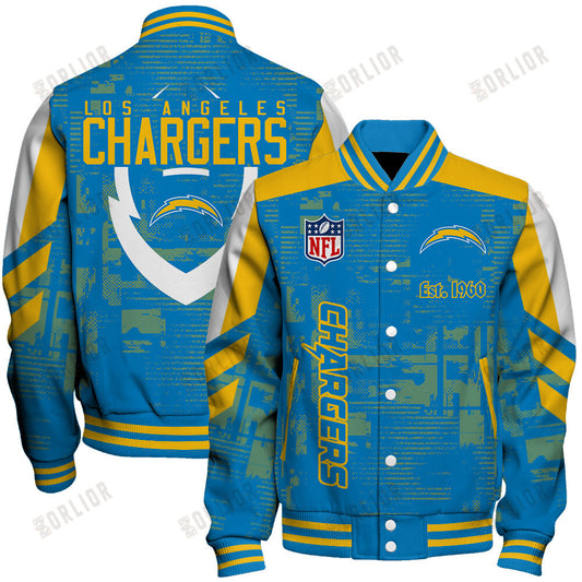 Los Angeles Chargers Football Team 2024 - 25 Proud To Be Different Unisex Varsity Jacket