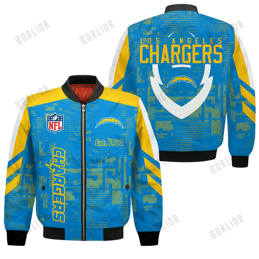 Los Angeles Chargers Football Team 2024 - 25 Proud To Be Different Bomber Jacket