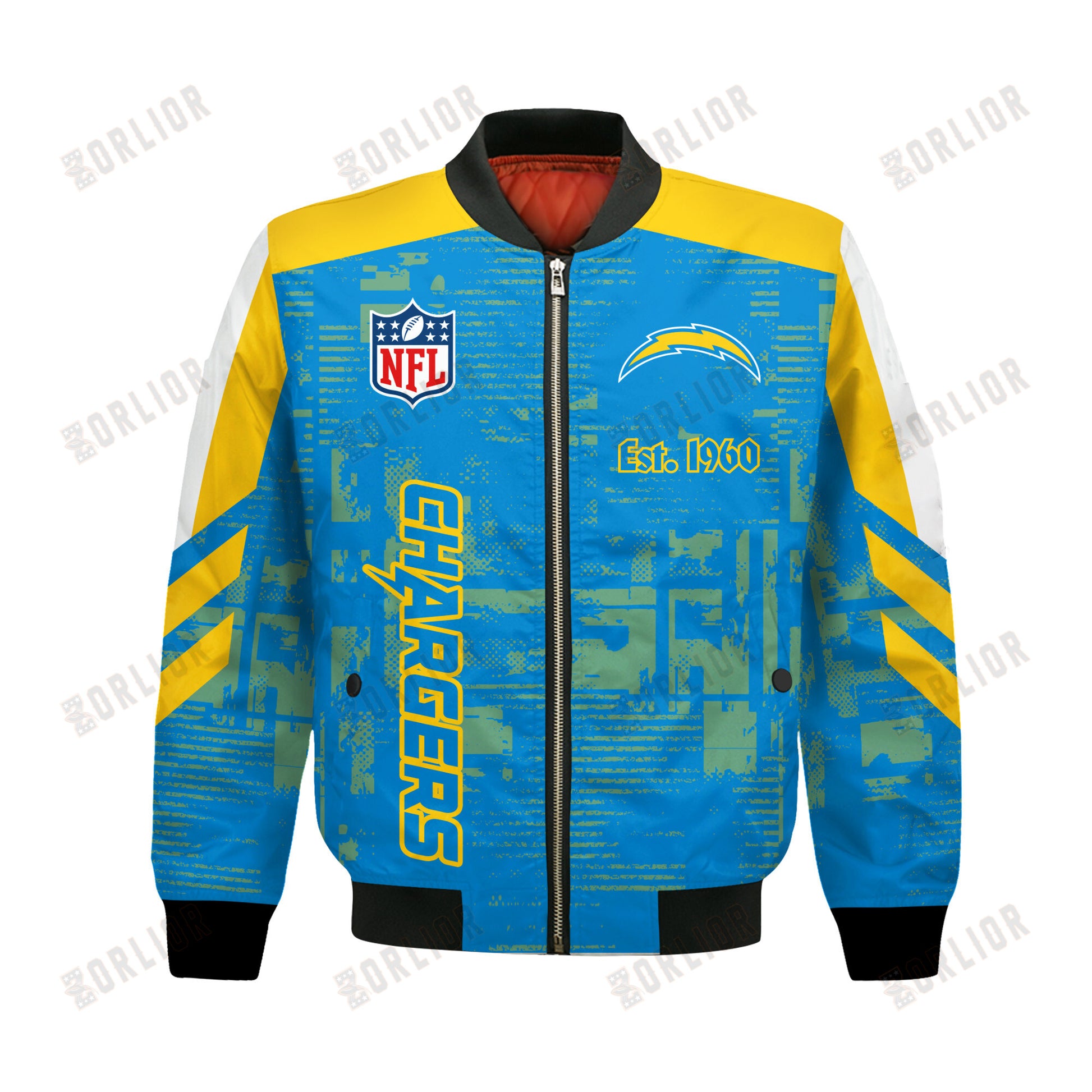 Los Angeles Chargers Football Team 2024 - 25 Proud To Be Different Bomber Jacket