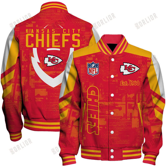 Kansas City Chiefs Football Team 2024 - 25 Proud To Be Different Unisex Varsity Jacket