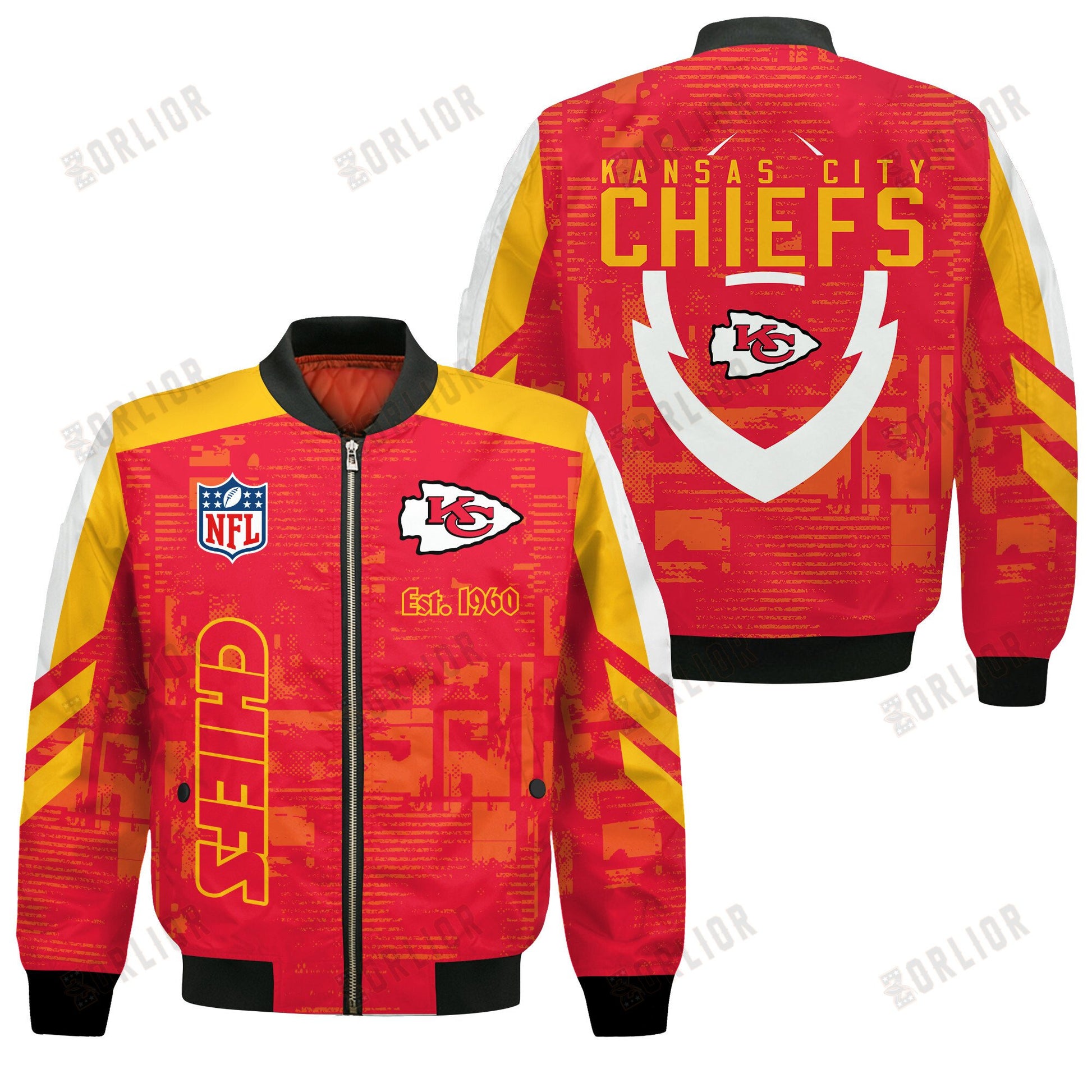Kansas City Chiefs Football Team 2024 - 25 Proud To Be Different Bomber Jacket