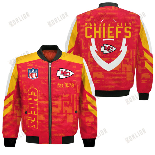 Kansas City Chiefs Football Team 2024 - 25 Proud To Be Different Bomber Jacket