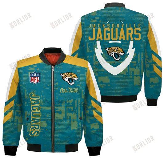 Jacksonville Jaguars Football Team 2024 - 25 Proud To Be Different Bomber Jacket