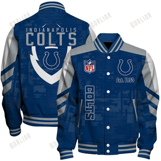 Indianapolis Colts Football Team 2024 - 25 Proud To Be Different Unisex Varsity Jacket
