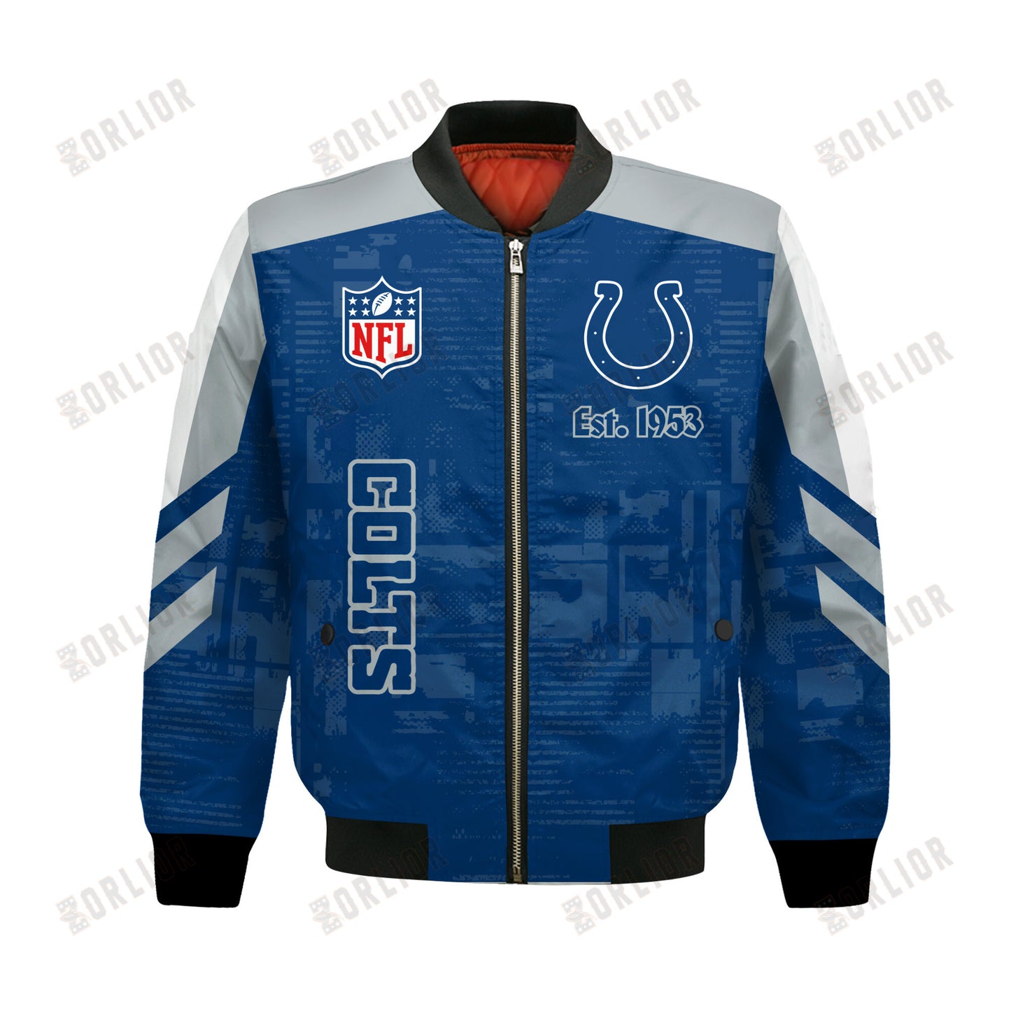 Indianapolis Colts Football Team 2024 - 25 Proud To Be Different Bomber Jacket