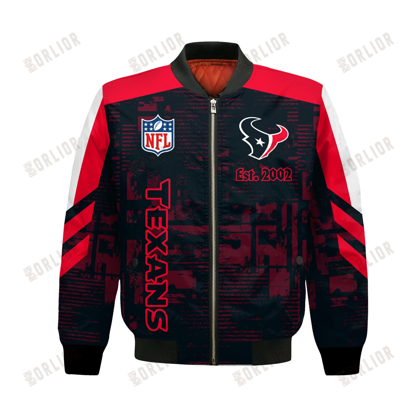 Houston Texans Football Team 2024 - 25 Proud To Be Different Bomber Jacket