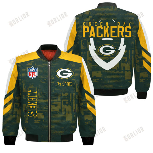 Green Bay Packers Football Team 2024 - 25 Proud To Be Different Bomber Jacket