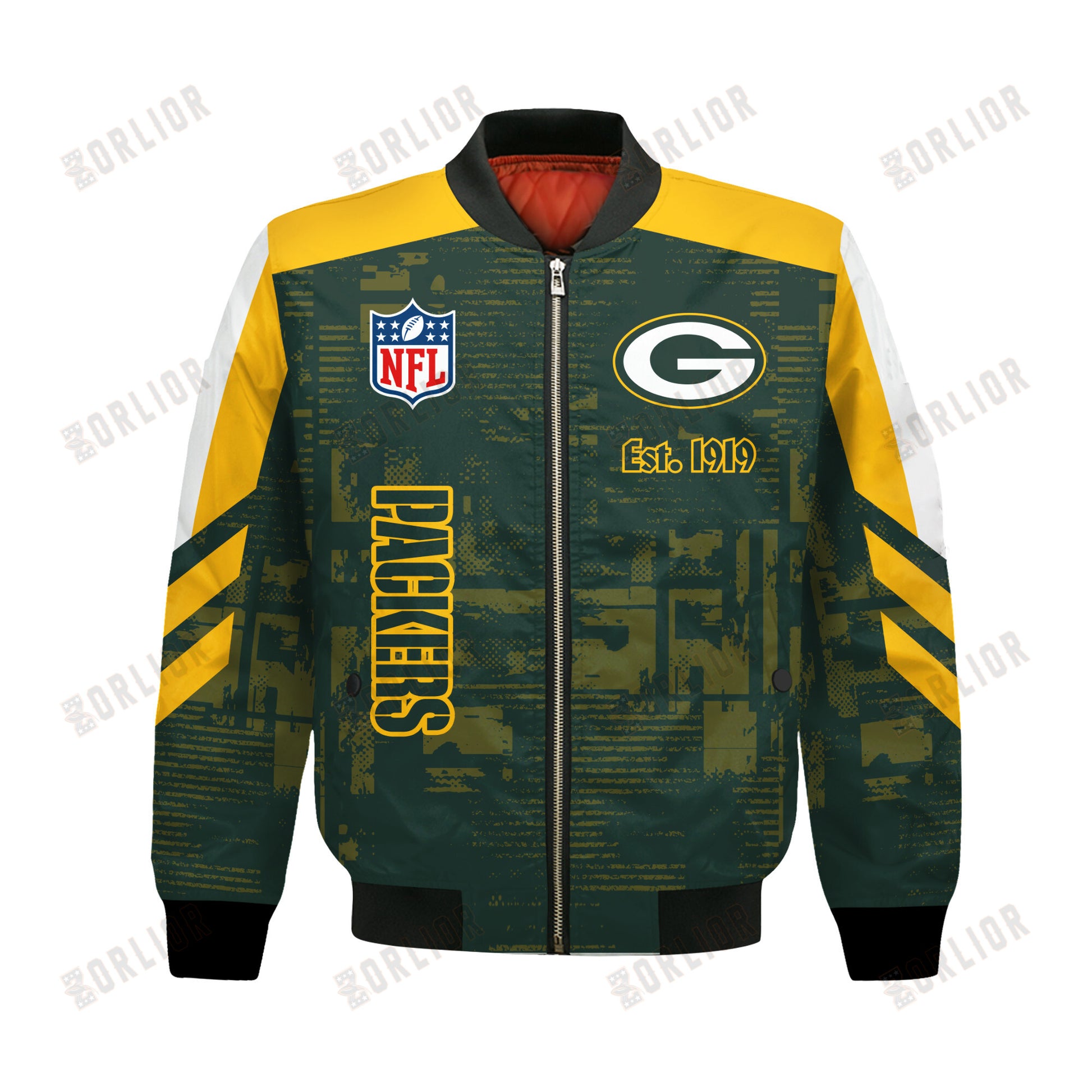 Green Bay Packers Football Team 2024 - 25 Proud To Be Different Bomber Jacket