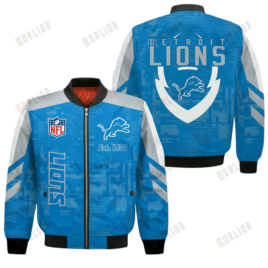 Detroit Lions Football Team 2024 - 25 Proud To Be Different Bomber Jacket
