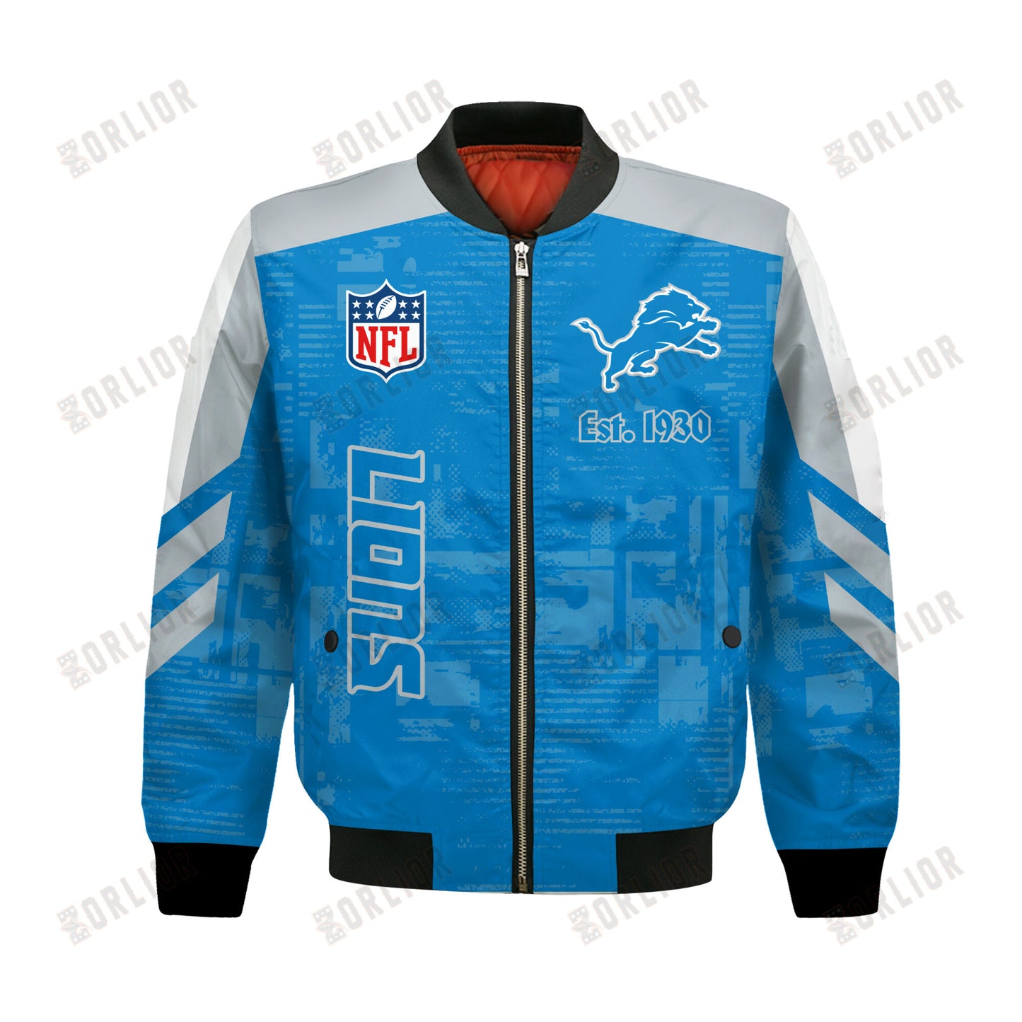 Detroit Lions Football Team 2024 - 25 Proud To Be Different Bomber Jacket