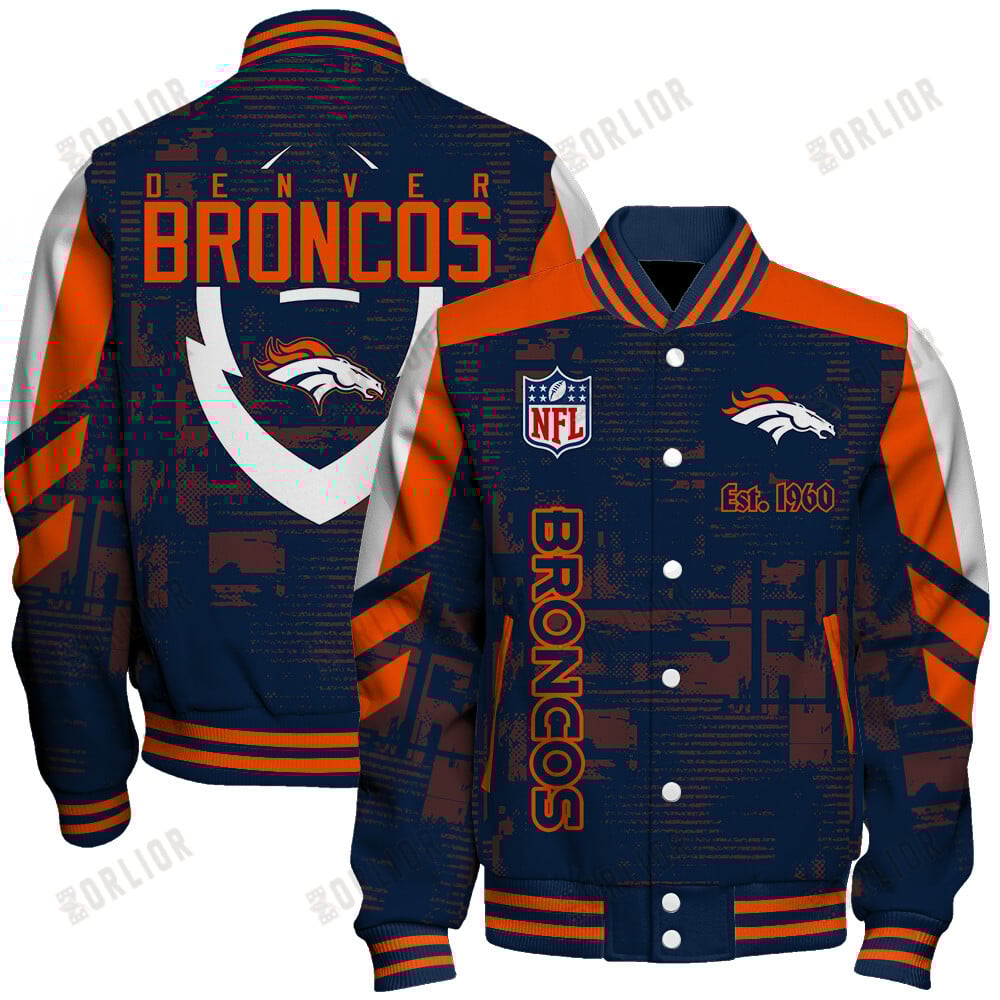 Denver Broncos Football Team 2024 - 25 Proud To Be Different Unisex Varsity Jacket