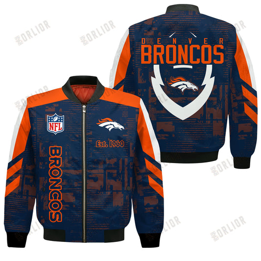 Denver Broncos Football Team 2024 - 25 Proud To Be Different Bomber Jacket