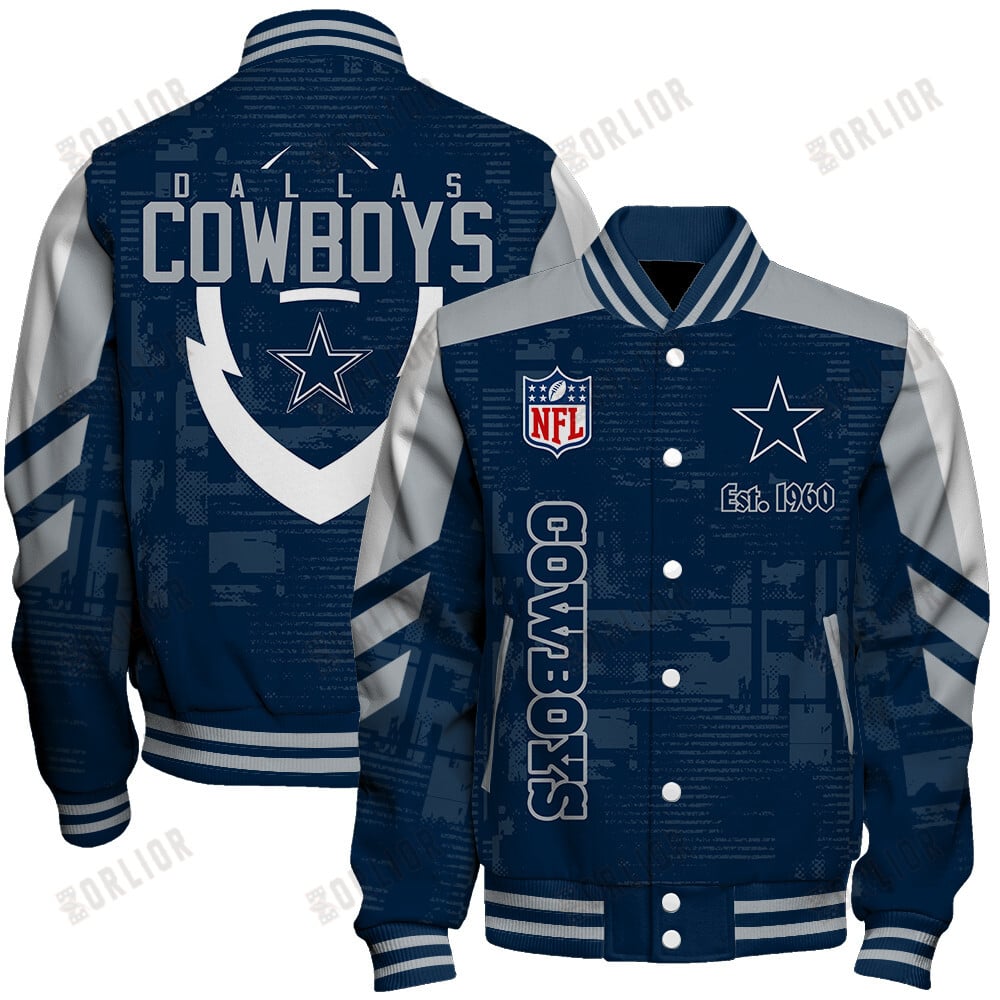 Dallas Cowboys Football Team 2024 - 25 Proud To Be Different Unisex Varsity Jacket