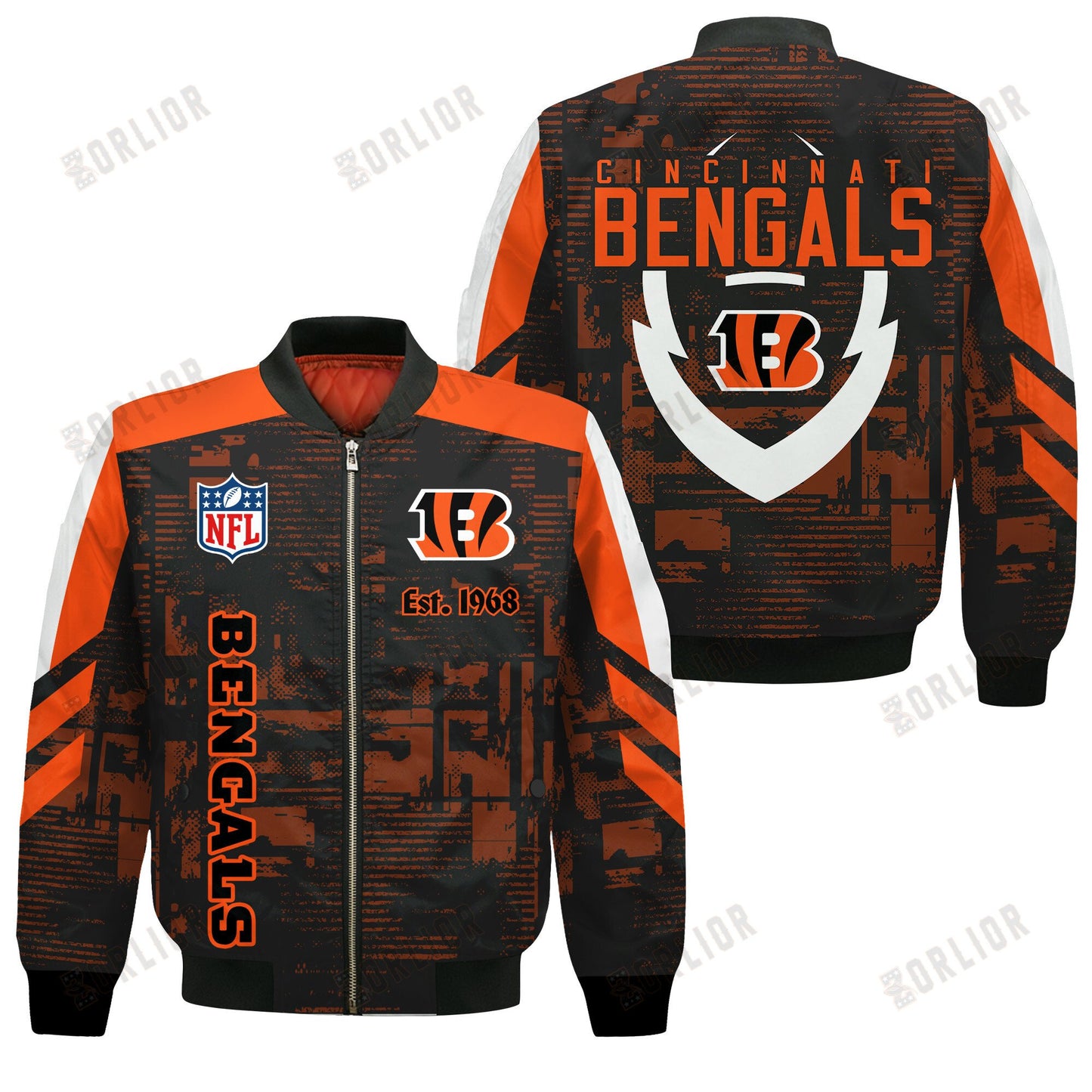 Cincinnati Bengals Football Team 2024 - 25 Proud To Be Different Bomber Jacket