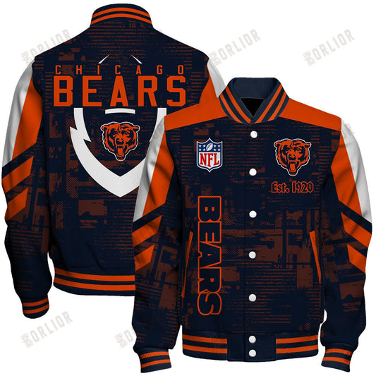 Chicago Bears Football Team 2024 - 25 Proud To Be Different Unisex Varsity Jacket