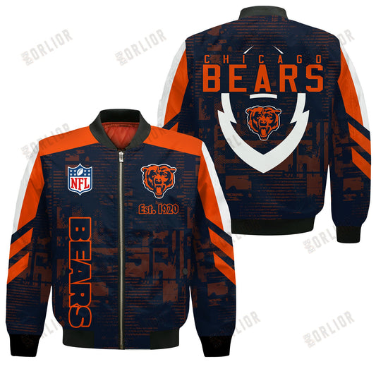 Chicago Bears Football Team 2024 - 25 Proud To Be Different Bomber Jacket