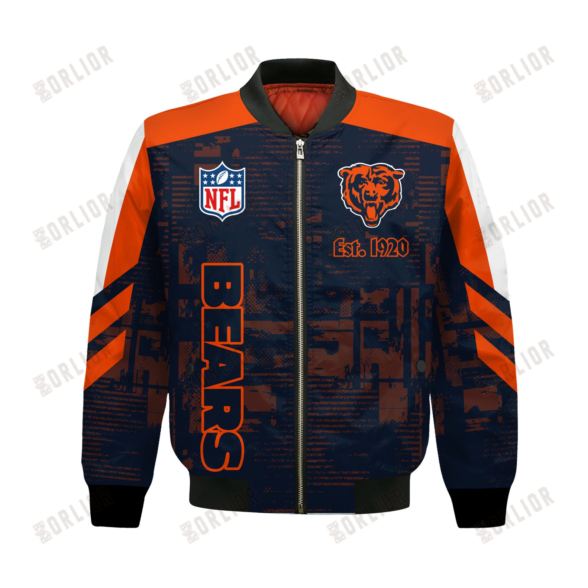Chicago Bears Football Team 2024 - 25 Proud To Be Different Bomber Jacket
